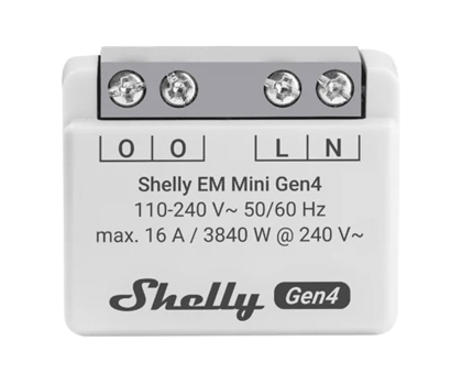 Czujnik inteligentny Shelly Miernik energii EM Mini Gen4 WiFi/Matter